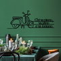 Wallity Lontano 2 Accesorio Decorativo de Pared de Metal Negro
